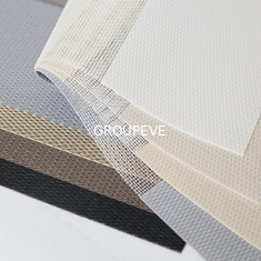 La double couche 100% de protection solaire de zèbre de polyester horizontal de tissu aveugle le matériel de rideau en tissu