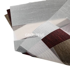 Tissu 100% respirable d'abat-jour de rouleau de zèbre de polyester de tissu de zèbre de protection solaire de lumière de double couche