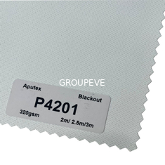 Côté 100% de double de tissu d'abat-jour de rouleau de polyester de coutume la même couleur pour la maison