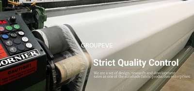 qualité Tissu de protection solaire de polyester Usine