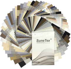Le zèbre de franchise de 5% aveugle le tissu de protection solaire de polyester pour Windows 50mmx75mm