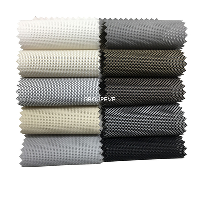 Le PVC a enduit le tissu imperméable d'ombrage de protection solaire pour les nuances d'intérieur de rouleau