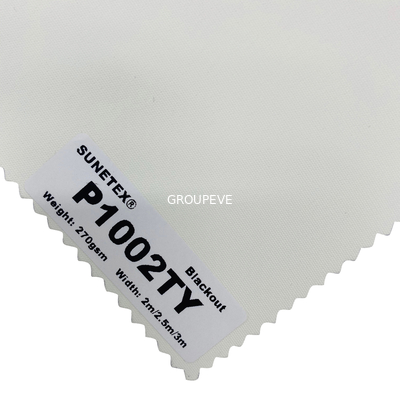 Tissu 100% aveugle de rouleau de largeur de la couleur 3m de plaine de panne d'électricité de polyester pour le décor à la maison