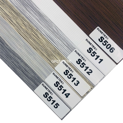 acheter La Corée dénomment le tissu 100% aveugle de panne d'électricité de zèbre de couleur solide de polyester pour la fenêtre fabrication en ligne