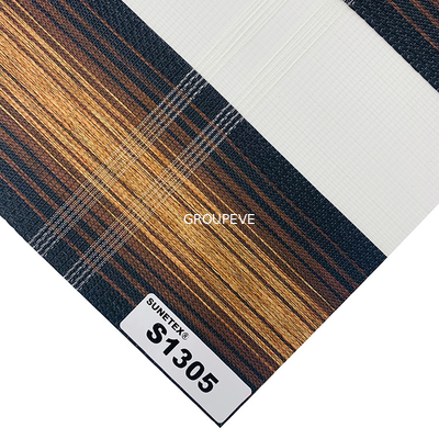 acheter le double zèbre du rouleau 185gsm aveugle la largeur 2.6m de tissu 3m ombrageant semi fabrication en ligne