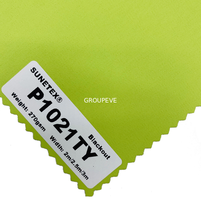 tissu de soutien argenté de rideau en abat-jour de rouleau de polyester de panne d'électricité de 0.38mm