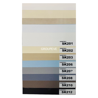 Le zèbre 100% de polyester de cuisine de bureau ombrage le tissu 50mmx75mm d'abat-jour de Combi