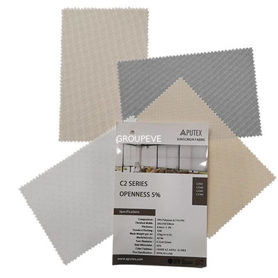 acheter UV aveugle de tissu extérieur de polyester de rouleau de panne d'électricité de protection solaire anti imperméabilisent fabrication en ligne