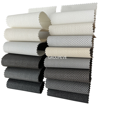 acheter largeur solaire extérieure 2m de tissu de protection solaire de polyester d'écran de 0.65mm 2.5m 3m fabrication en ligne