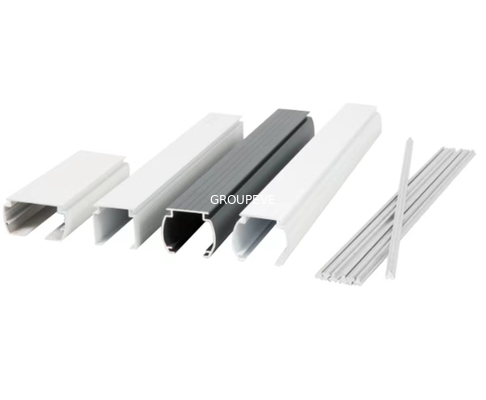 acheter le rideau en aluminium aveugle en tube de rouleau de 20ft dépistent le polonais mécanique fabrication en ligne