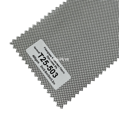 acheter sergé de tissu de protection solaire de fibre de verre de 0.75mm Polyeste tissant 2x2 fabrication en ligne