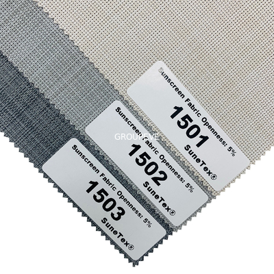 acheter 5% ouverture 29% polyester 71% écran solaire PVC Roller Blinds Tissus pour le traitement des fenêtres fabrication en ligne