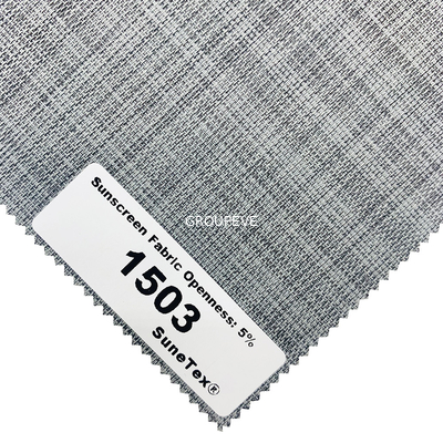 acheter Tissus granuleux de protection solaire d'armure toile d'amende de franchise du classique 5% pour des abat-jour de rouleau fabrication en ligne