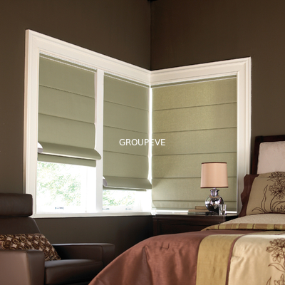 acheter Corde de perle d'OEM Roman Blinds Fabric Waterproof Office Roman Blinds Roller Shade With fabrication en ligne