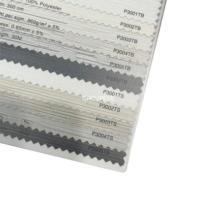 acheter Panne d'électricité texturisée Cortina Roller Sunscreen d'ombre de fenêtre de tissu d'abat-jour de polyester de Fabricante fabrication en ligne