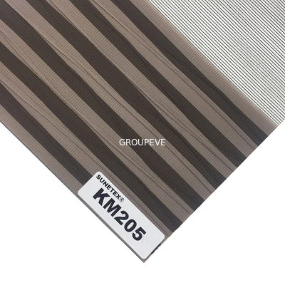 acheter Jour et nuit le zèbre horizontal de polyester aveugle le tissu pour des abat-jour de rouleau fabrication en ligne