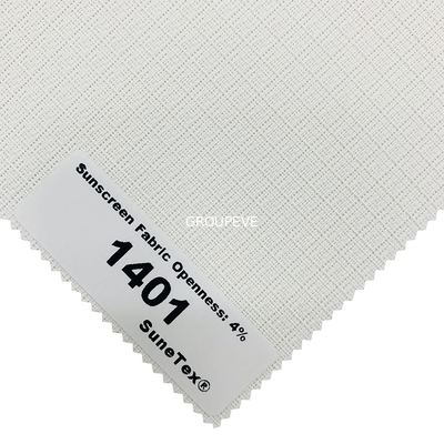 acheter Tissu Eco 50x40 de protection solaire de polyester de Grey White Blackout Roller Blind fabrication en ligne