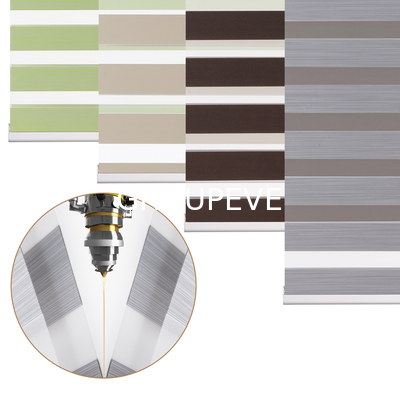Tissu aveugle aveugle de rouleau de nuit de jour de zèbre fait sur commande nouveau pour la fenêtre de bureau
