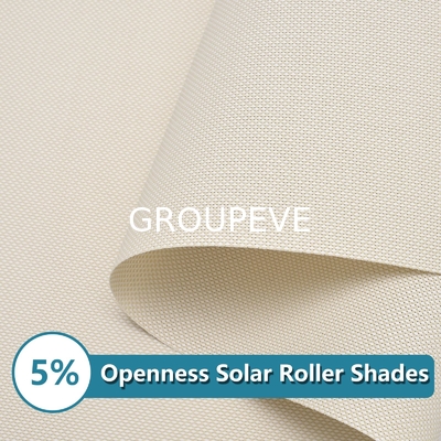acheter 5% d'ouverture en PVC revêtu de polyester écran solaire tissu de voile pour décoration de fenêtre fabrication en ligne