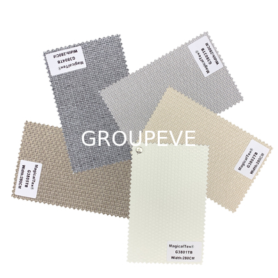 acheter Tissu 100% enduit blanc écumant d'abat-jour de rouleau de jacquard de polyester de panne d'électricité pour le bureau fabrication en ligne