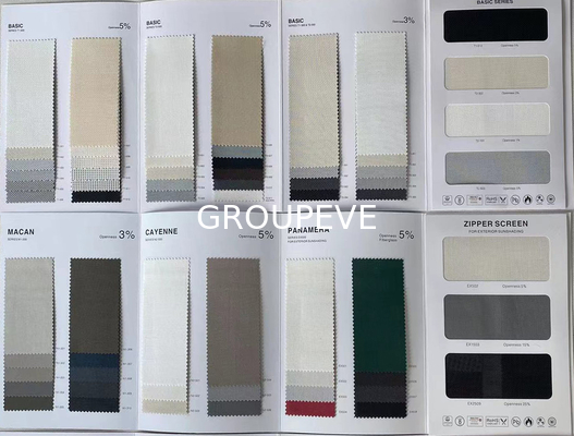 acheter Franchise sans visibilité extérieure du tissu 1% de rouleau d'ombre de protection solaire de fibre de verre de fenêtre fabrication en ligne