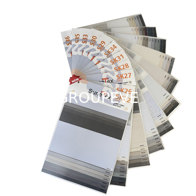 acheter Le zèbre 100% simple de polyester ombrage le tissu aveugle de rouleau pour la fenêtre de Ministère de l'Intérieur fabrication en ligne