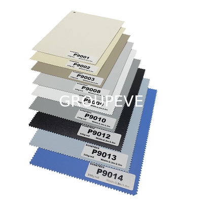 acheter 100% noir couleur solide Roller Blinds Tissus pour les stores de fenêtre Décoration de fenêtre fabrication en ligne