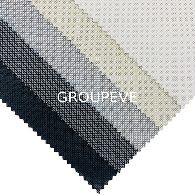 acheter 1% 3% 5% ouverture Polyester PVC Tissu écran solaire ignifuge imperméable à l'eau Pour les stores solaires fabrication en ligne