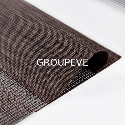 acheter 100% Polyester Semi Blackout Oem Usine Jour et Nuit Zebra Roller Blinds Tissu de rideau fabrication en ligne