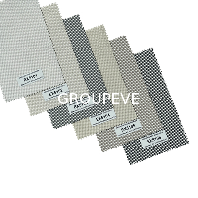 acheter 5% d'ouverture Écran solaire extérieur Tissus de stores à rouleaux extérieurs pour le traitement des fenêtres fabrication en ligne