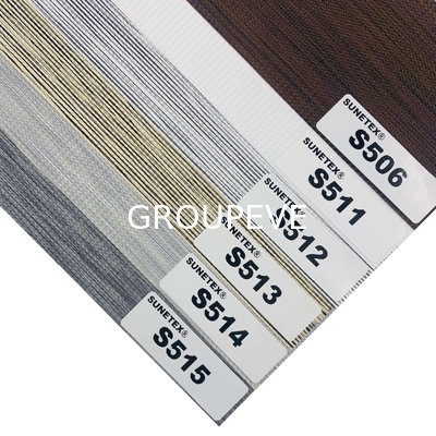 Tissu de coupe bleue de couleur zèbre de polyester 100% de style coréen