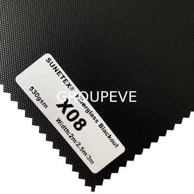 acheter Fabricant de tissu de volets en fibre de verre laminé en PVC 100% noir pour rideaux et persiennes fabrication en ligne