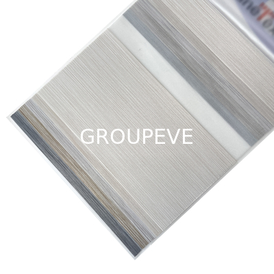 acheter Rideau à rouleaux manuel Durable Double transparent Lumière solide Couleur zèbre Tissu aveugle fabrication en ligne