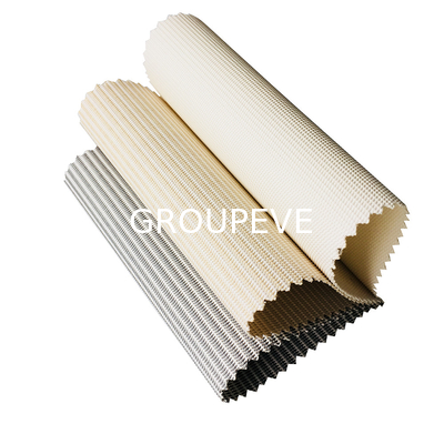 acheter 1% d'ouverture Tissu écran solaire imperméable à l'eau ignifuge Polyester plain Roller Blind Tissu fabrication en ligne