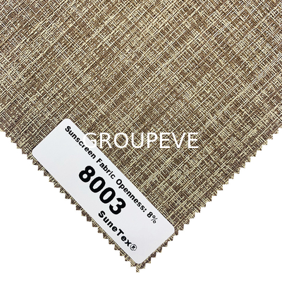 acheter Des boucles à rouleaux élégantes Solution de polyester Jacquard Tissu en PVC imperméable pour les boucles de soleil Tissu fabrication en ligne