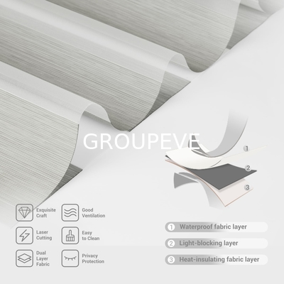 acheter Largeur de 3m Tissu à rouleaux de jour et de nuit Tissu blindé avec 100% de polyester fabrication en ligne