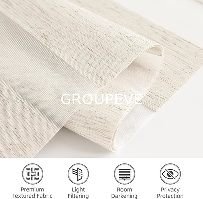 acheter 100% polyester Zebra volets de fenêtre Tissu Nocturne à double couche Zebra Tissu fabrication en ligne