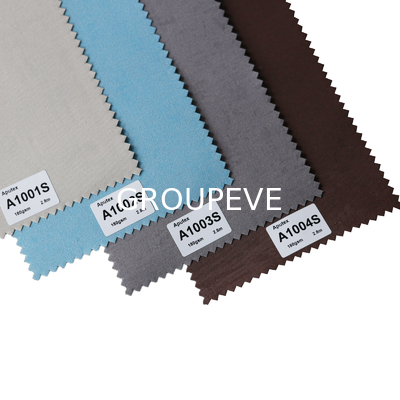 acheter Nouveau design 100% polyester 3M largeur couleur blanche blanche enduit de volets noirs Tissu pour fenêtre fabrication en ligne