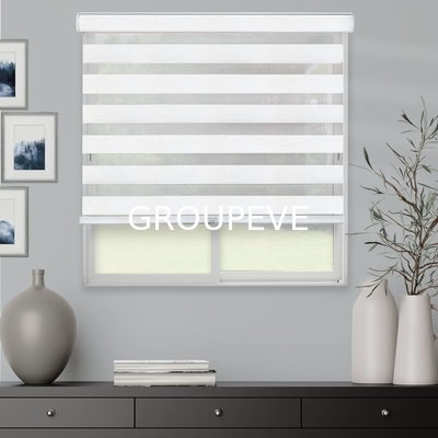 Un bon prix. Factory Customized Day and Night Electric Window Zebra Fabric Shangri-La Blinds Fabric for Shades for the Living Room en ligne