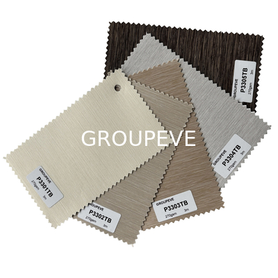 acheter Vente chaude 100% polyester 3M de largeur tissus de stores enrouleurs occultants noirs enduits blancs pour traitement à domicile fabrication en ligne