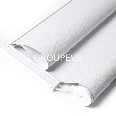 Tissus textiles pour stores enrouleurs occultants ignifuges noirs pour hôpitaux et bureaux, tissu de stores enrouleurs transparents