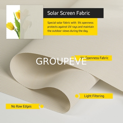 acheter Série de grains grossiers pour tissu d'ombrage extérieur pour fenêtre Tissu de protection solaire à ouverture de 5 % pour store enrouleur fabrication en ligne