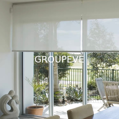 3% d'ouverture Tissu écran solaire en fibre de verre 520 grammes pour volets roulants