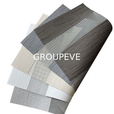 Tissu polyester multicolore, tissu occultant, tissu pour stores à rouleaux zébrés populaires
