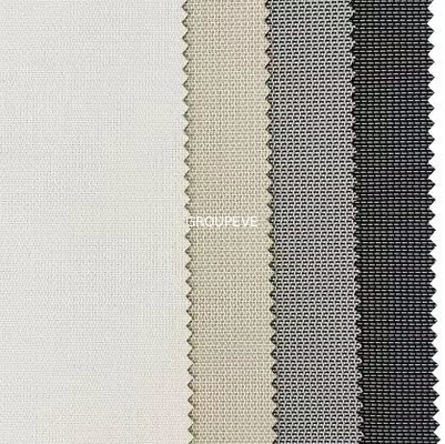 Un bon prix. Tissu de protection solaire de franchise de 5% pour le PVC de l'écran 75% de PVC d'ombre de rouleau d'abat-jour de rouleau et le polyester de 25% en ligne