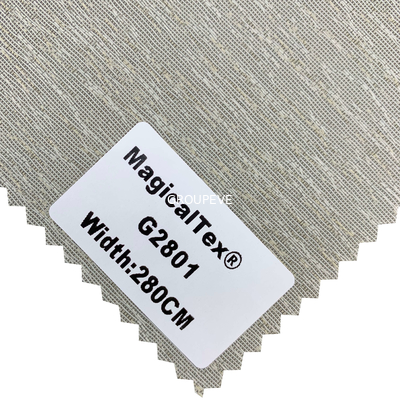 Un bon prix. Tissu 100% aveugle standard de rouleau de la largeur 280cm de nuances de Semi-panne d'électricité solaire de polyester en ligne