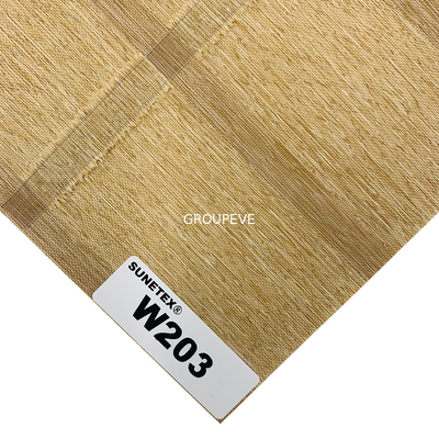 Un bon prix. Le zèbre W2 ignifuge aveugle les tissus purs de double couche du tissu 65mm en ligne