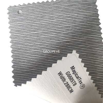 Un bon prix. revêtement blanc de la panne d'électricité 340gsm de rouleau de tissu ignifuge d'abat-jour en ligne