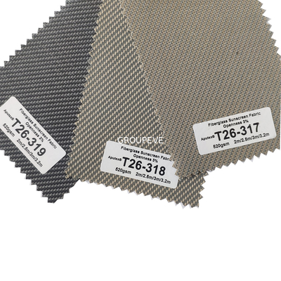 Un bon prix. Tissu d'ombre de protection solaire de PVC de la fibre de verre 58% de 42% pour les abat-jour de rouleau 48x46 » en ligne