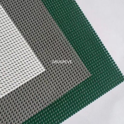 Un bon prix. PVC 100m/R jaune noir blanc a enduit le polyester Mesh Fabric Antistatic en ligne